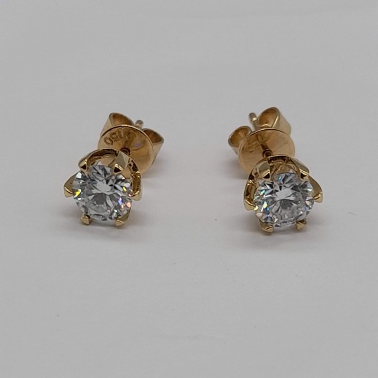 18k pure solid gold earring 1 18k pure solid gold earring 1