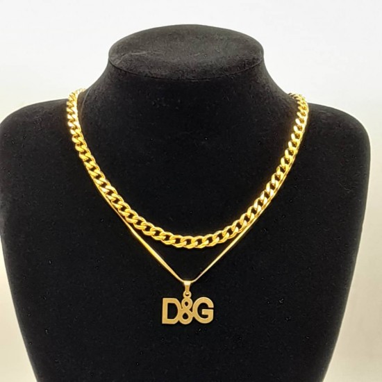 Cuban with Steel Chain and Pendant 29 Cuban with Steel Chain and Pendant 29