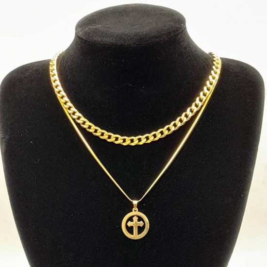 Cuban with Steel Chain and Pendant 4 Cuban with Steel Chain and Pendant 4