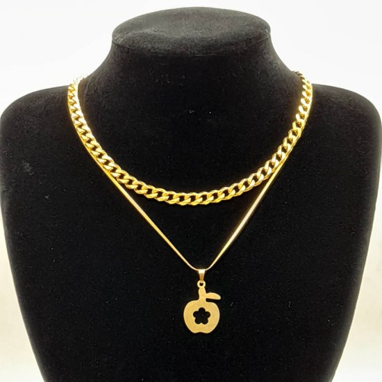 Cuban with Steel Chain and Pendant 8 Cuban with Steel Chain and Pendant 8