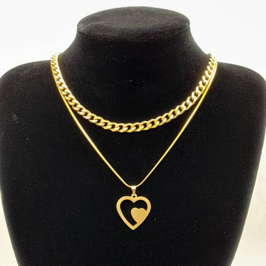 Cuban with Steel Chain and Pendant 6 Cuban with Steel Chain and Pendant 6