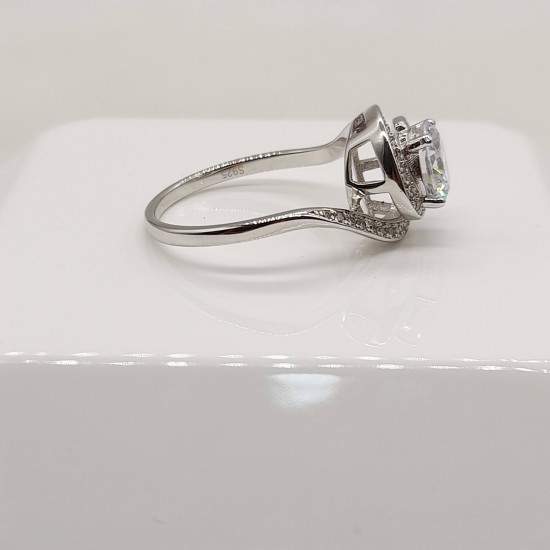 925 sterling siver engagement ring 7 925 sterling siver engagement ring 7