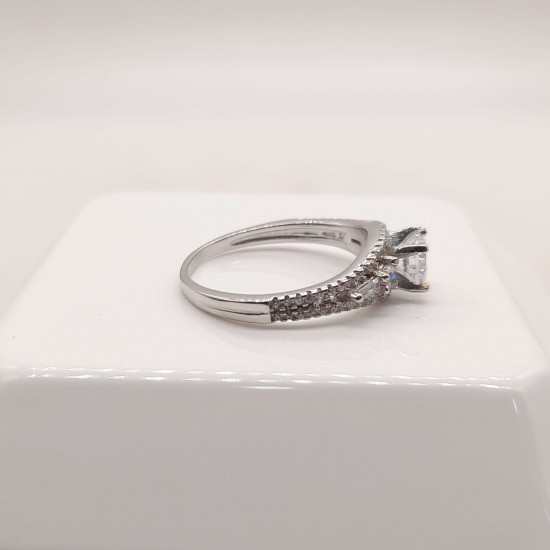 925 sterling siver engagement ring 16 925 sterling siver engagement ring 16