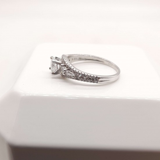 925 sterling siver engagement ring 16 925 sterling siver engagement ring 16